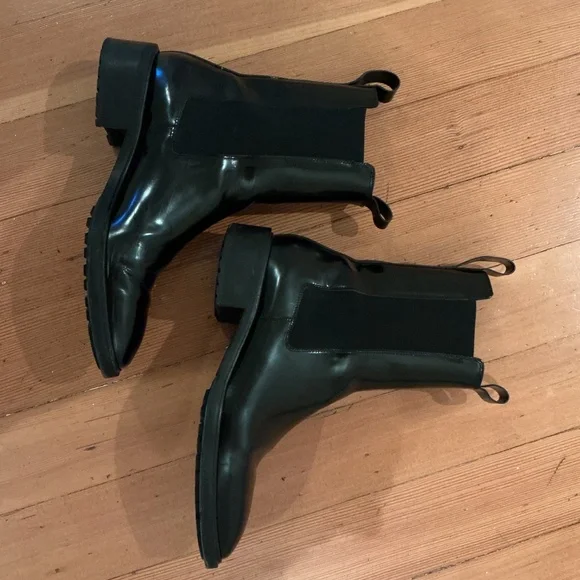 Aeyde Black Ankle Boots - Picture 3 of 8